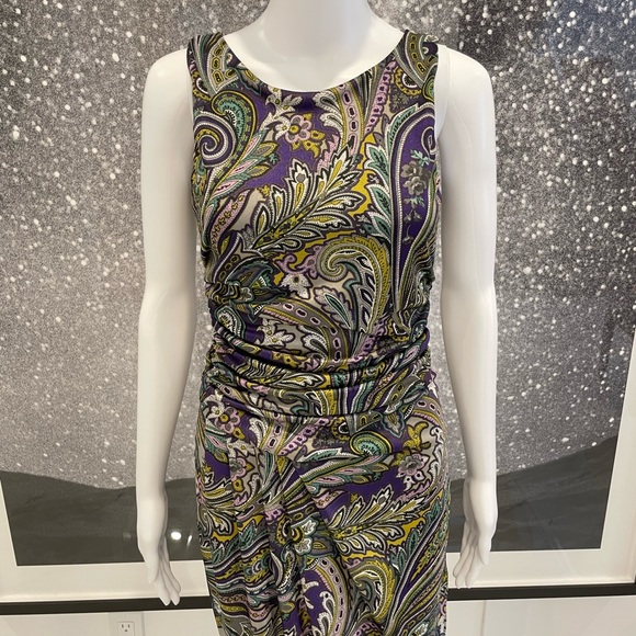 Etro Sleeveless Ruched Dress - Picture 4 of 11